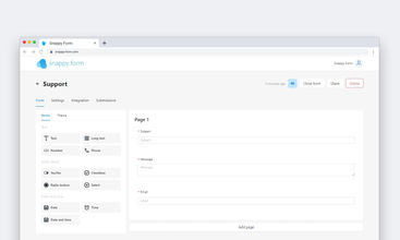 Snappy Form screenshot