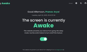 Stay Awake screenshot