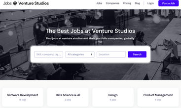 Jobs @ Venture Studios screenshot