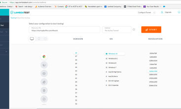 LambdaTest screenshot