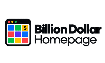 Billion Dollar Homepage screenshot