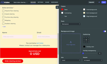 stepFORM screenshot