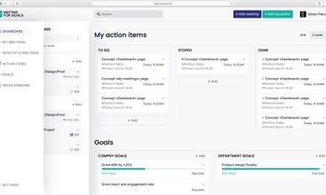 MeetingForGoals screenshot