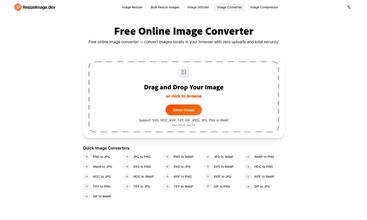 ResizeImage.dev screenshot