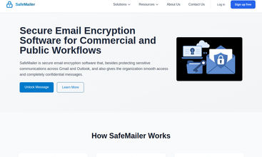 Safemailer screenshot