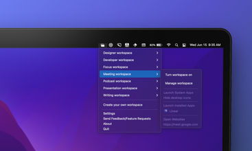 Spaces for macOS screenshot