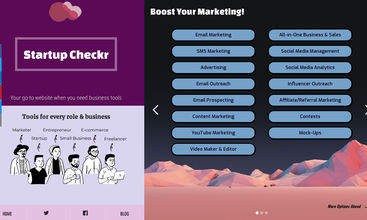 Startup Checkr screenshot