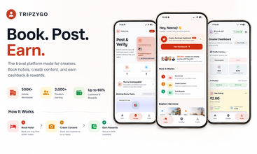 TripzyGo - Book. Post. Earn screenshot