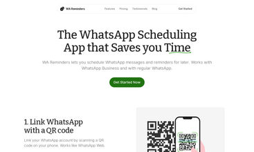 WA Reminders screenshot