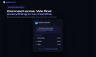BillSensor screenshot