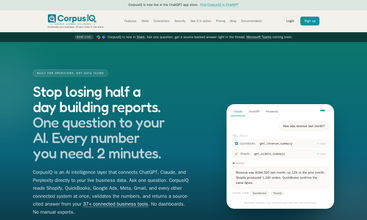 CorpusIQ screenshot