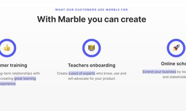 Marble screenshot