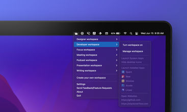 Spaces for macOS screenshot