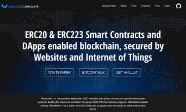 Webchain screenshot