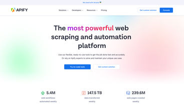 Apify screenshot