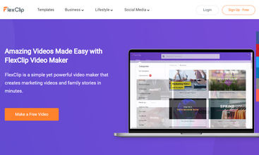 FlexClip screenshot