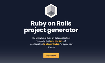 Hix on Rails screenshot