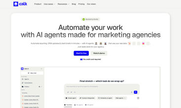 Calk AI screenshot