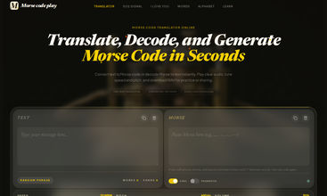 morsecodeplay screenshot