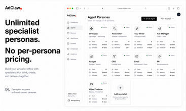 AdClaw screenshot