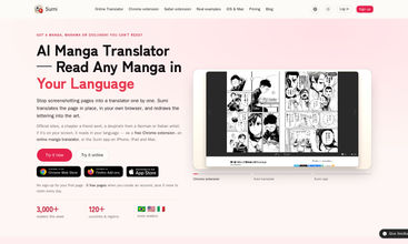 Sumi – AI Manga Translator screenshot