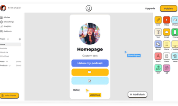 Kleap screenshot