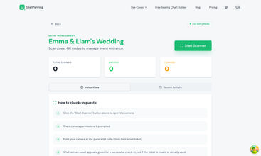 SeatPlanning screenshot