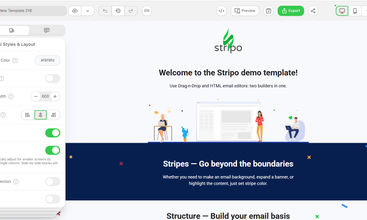 Stripo screenshot