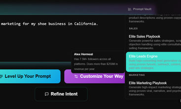 Level Up My Prompt screenshot