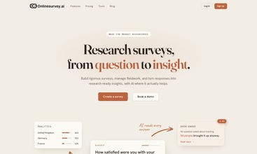 onlinesurvey.ai screenshot