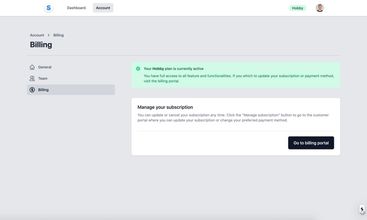 Serverless SaaS screenshot
