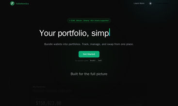 Folionomics screenshot