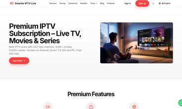 smartertv live screenshot
