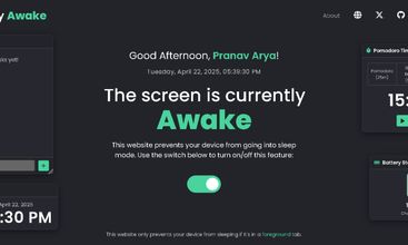 Stay Awake screenshot