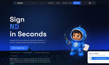 SignBolt screenshot