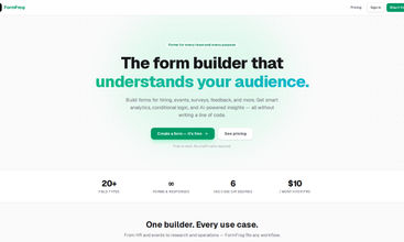 Form Frog screenshot