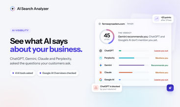 AI Search Analyzer screenshot