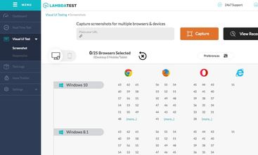 LambdaTest screenshot