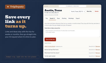 TripDeputy screenshot