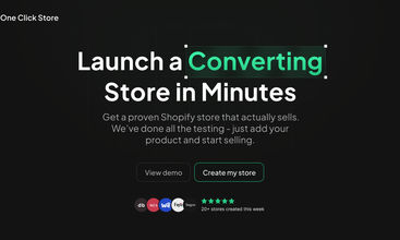 One Click Store screenshot