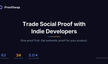 ProofSwap screenshot