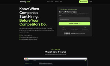 Staffing Leads screenshot