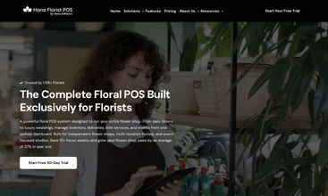 Hana Florist POS screenshot