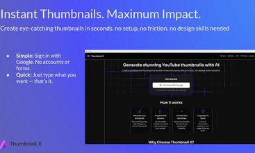 Thumbnail X screenshot