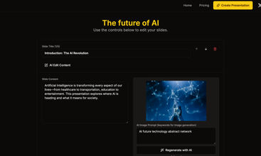 FlashSlides – AI Presentation Maker screenshot