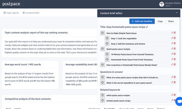 Postpace screenshot