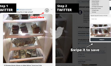 Swipebucket screenshot