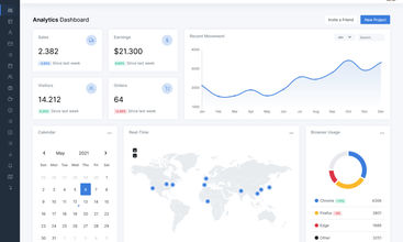 AdminKit screenshot