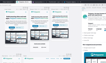 Polypane screenshot