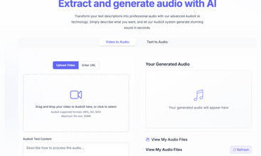 AudioX screenshot